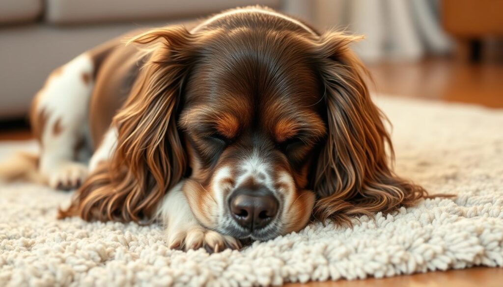Cocker Spaniel con sintomi di malessere Cocker Spaniel con sintomi di malessere