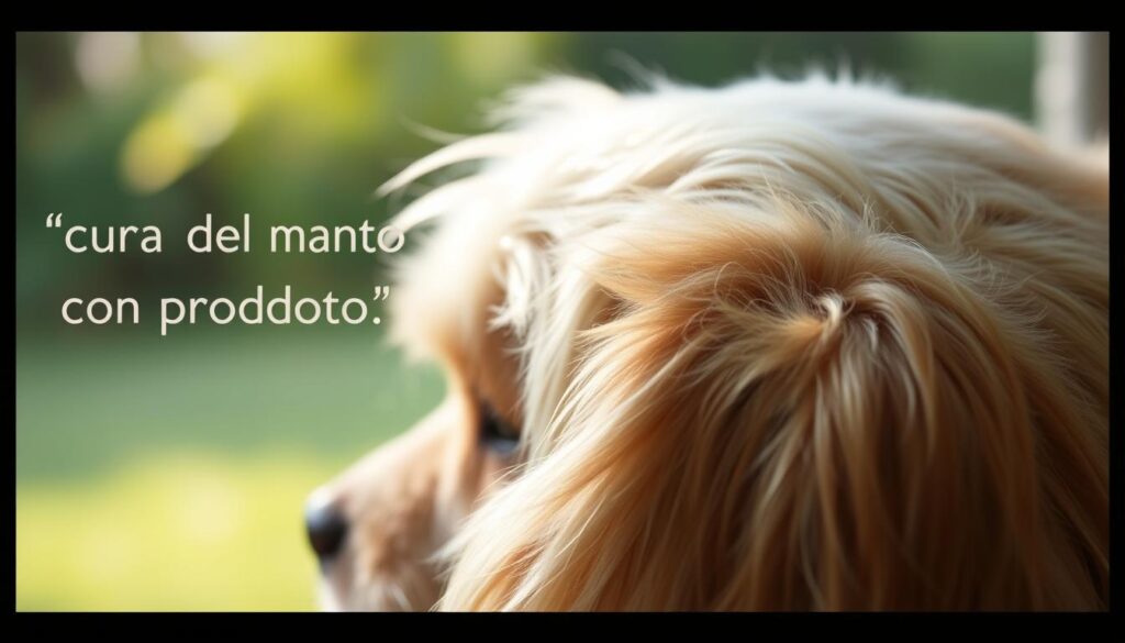 cura del manto con oli naturali