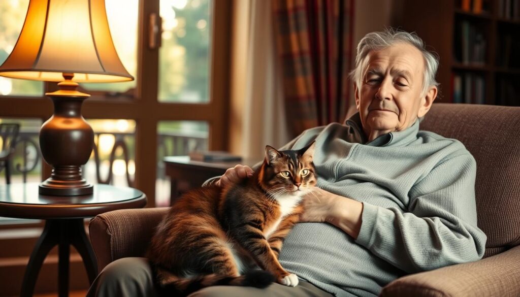 gatti e anziani contro la solitudine