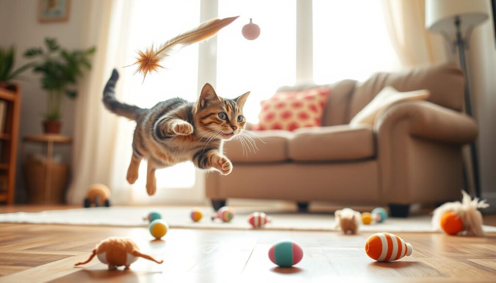 giochi di movimento per gatti