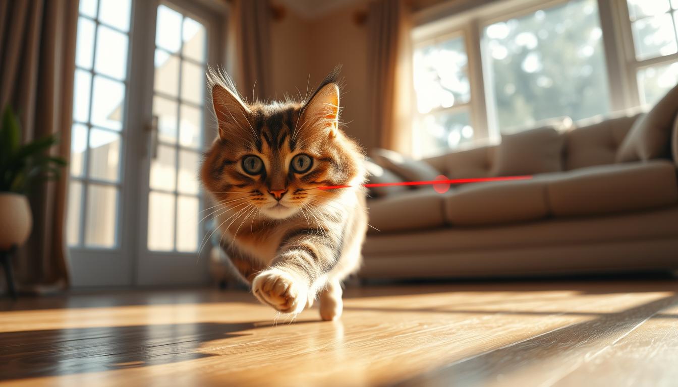 Giocare con il puntatore laser: è pericoloso per il tuo gatto? Ecco cosa devi sapere
