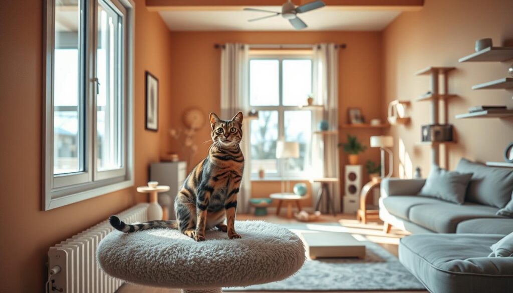 ambiente per gatto bengala