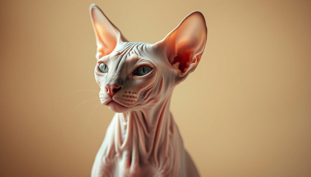 aspetto unico gatto Sphynx