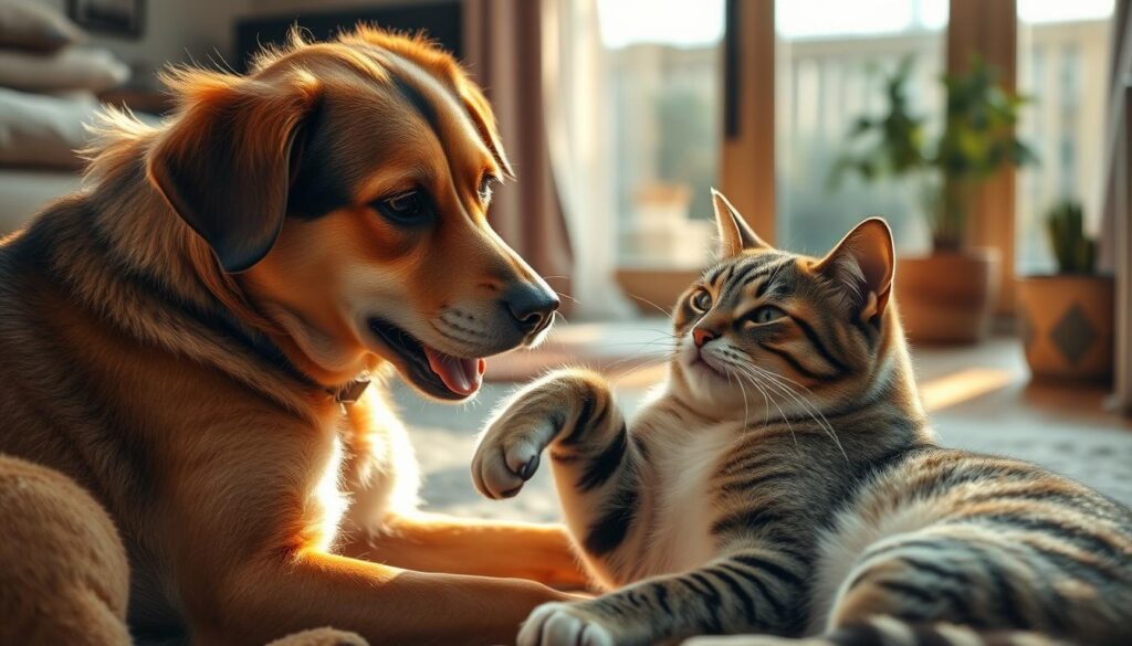 interazioni positive cane gatto
