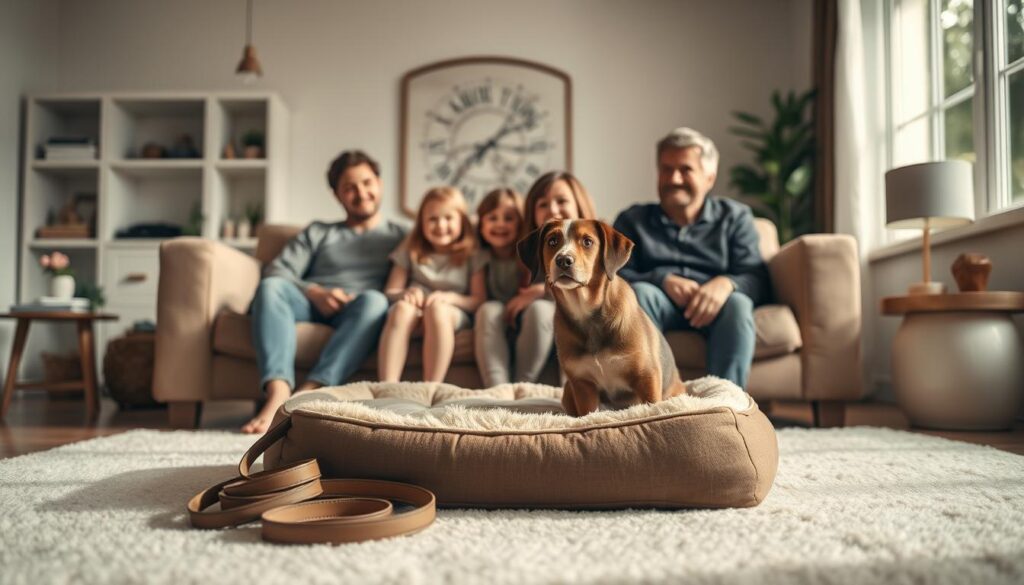 preparazione famiglia arrivo cane
