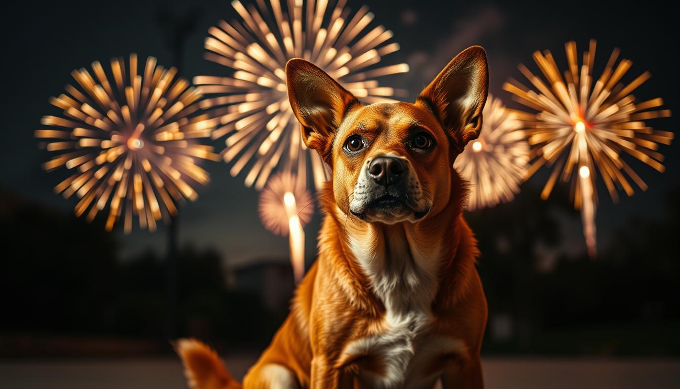Cane e fuochi d’artificio: 5 passi semplici per calmarlo
