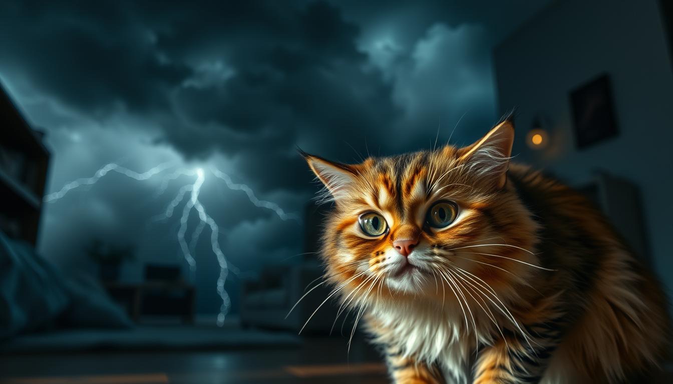 Ansia del gatto nei temporali: 5 strategie che funzionano davvero