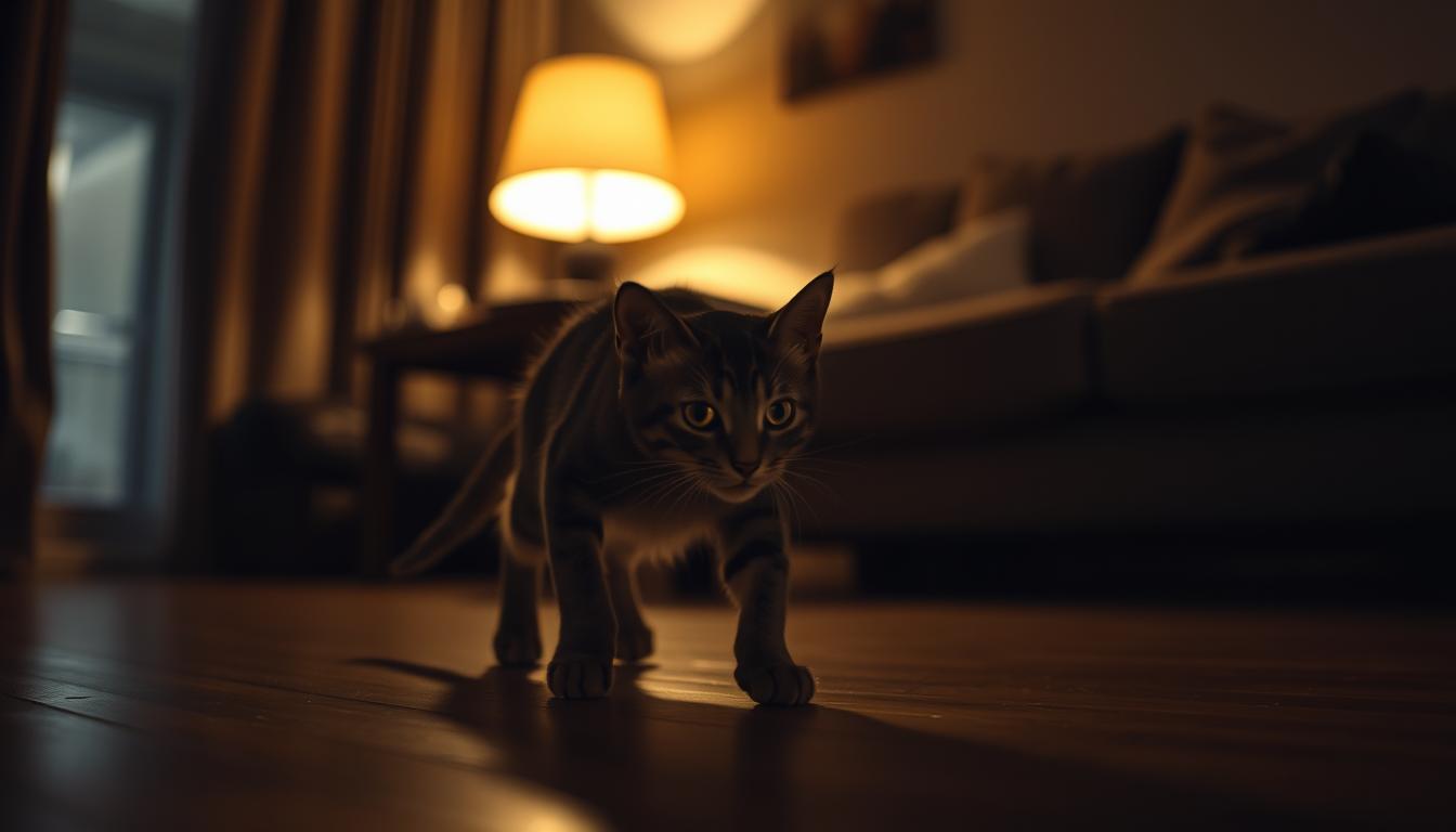 La corsa notturna del gatto: perché succede e come gestirla